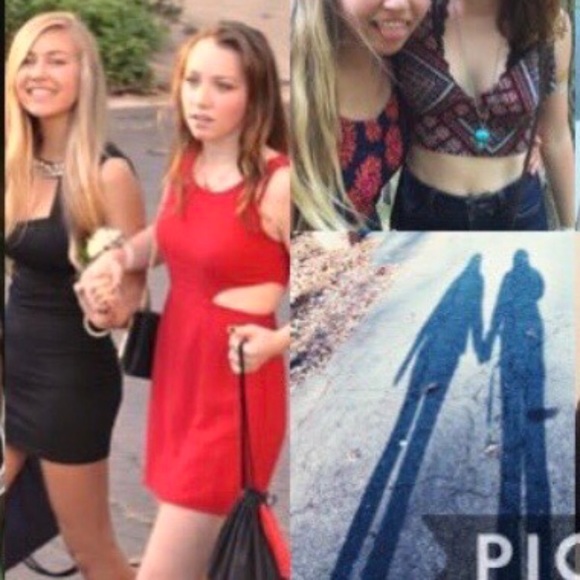 Bodycon Cut Out Jewel Collar Lace Sleeveless Dress - Picture 6 of 6